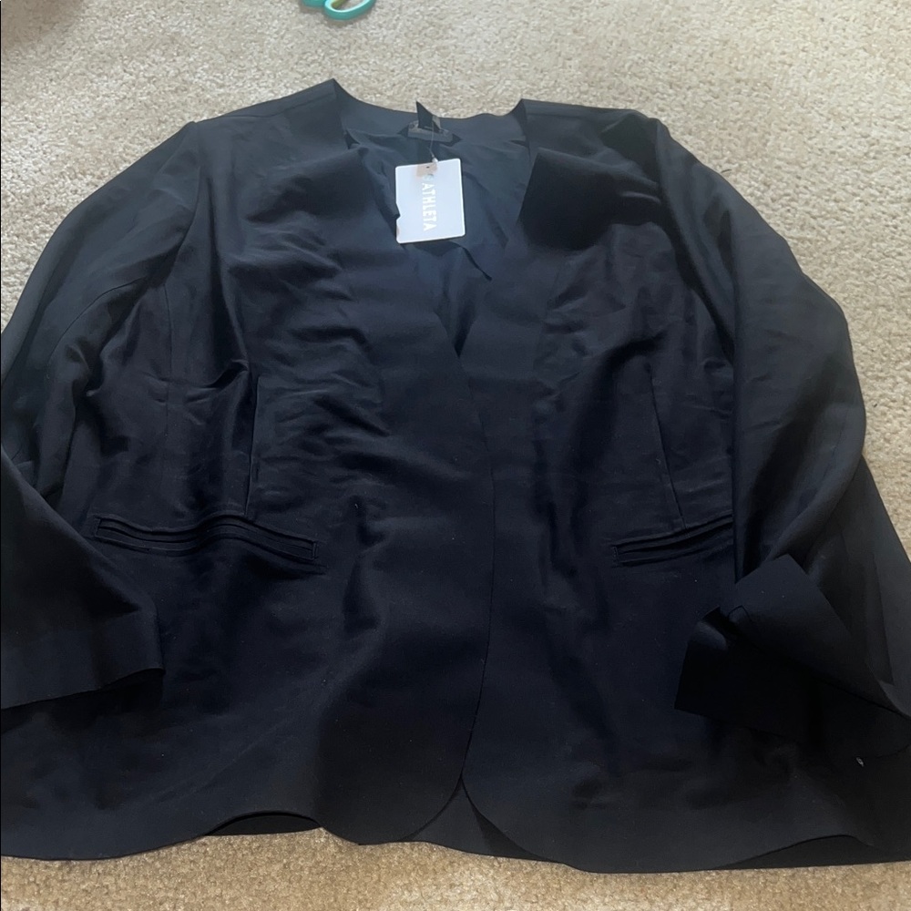 Black single snap -Front Women's Blazer